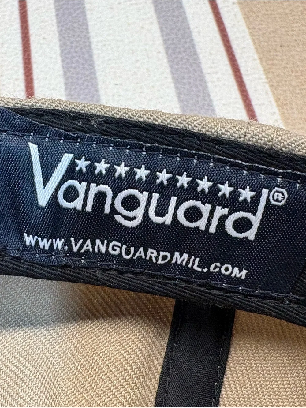 Vanguard Navy JROTC Baseball Cap Mens OS Beige Embroidered Patch Adjustable